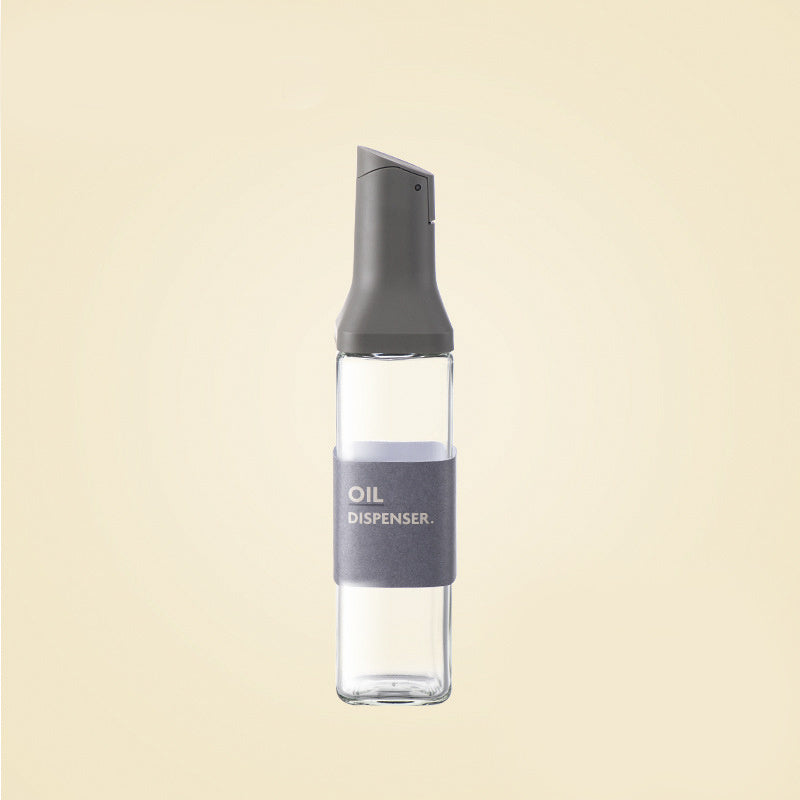 1pc 500ml/16.9oz Oil And Vinegar Bottle; Automatic Opening And Closing Oil Pot; Anti-leakage Anti-hanging Oil Household Kitchen Soy Sauce Vinegar Oil Tank; Gravity Oil Bottle