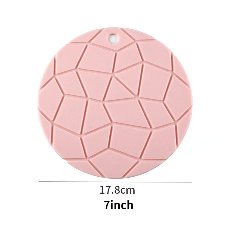 1pc Food Grade Silicone Coaster; Anti-scalding Thickened Pot Mat; Turtle Pattern Heat Insulation Mat; High Temperature Resistant Table Mat