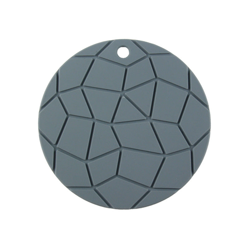 1pc Food Grade Silicone Coaster; Anti-scalding Thickened Pot Mat; Turtle Pattern Heat Insulation Mat; High Temperature Resistant Table Mat