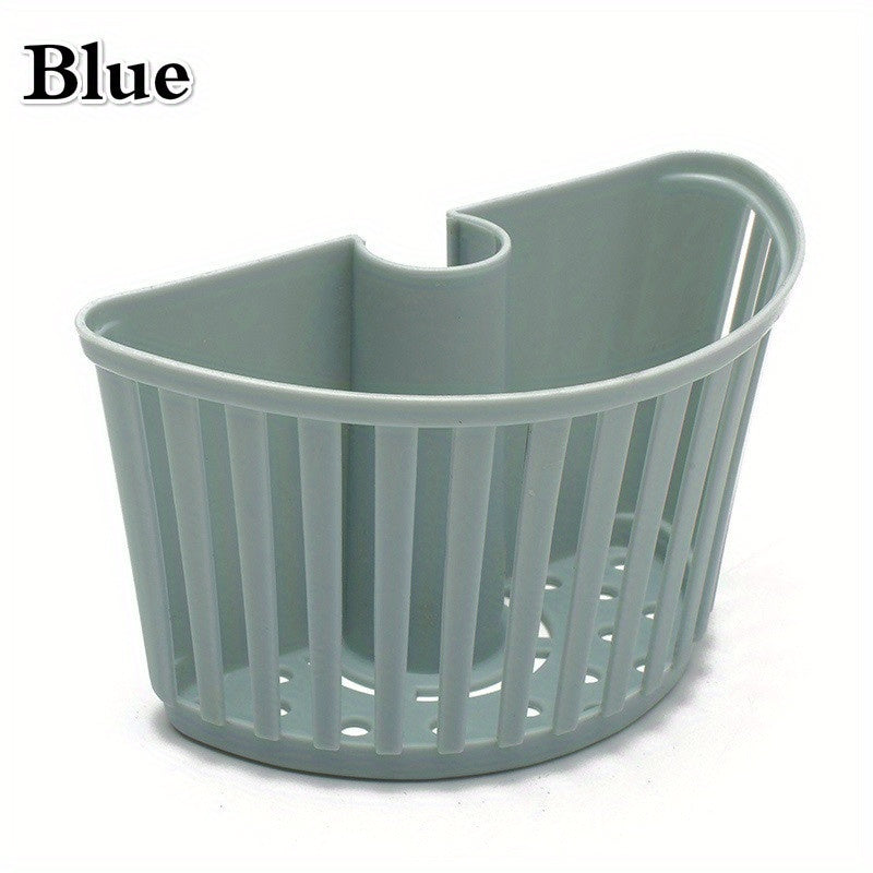 1PC Sink Plastic Hanging Basket; Faucet Rack Drainer Sponge Storage Rack Spout Holder Kitchen Bathroom Rack