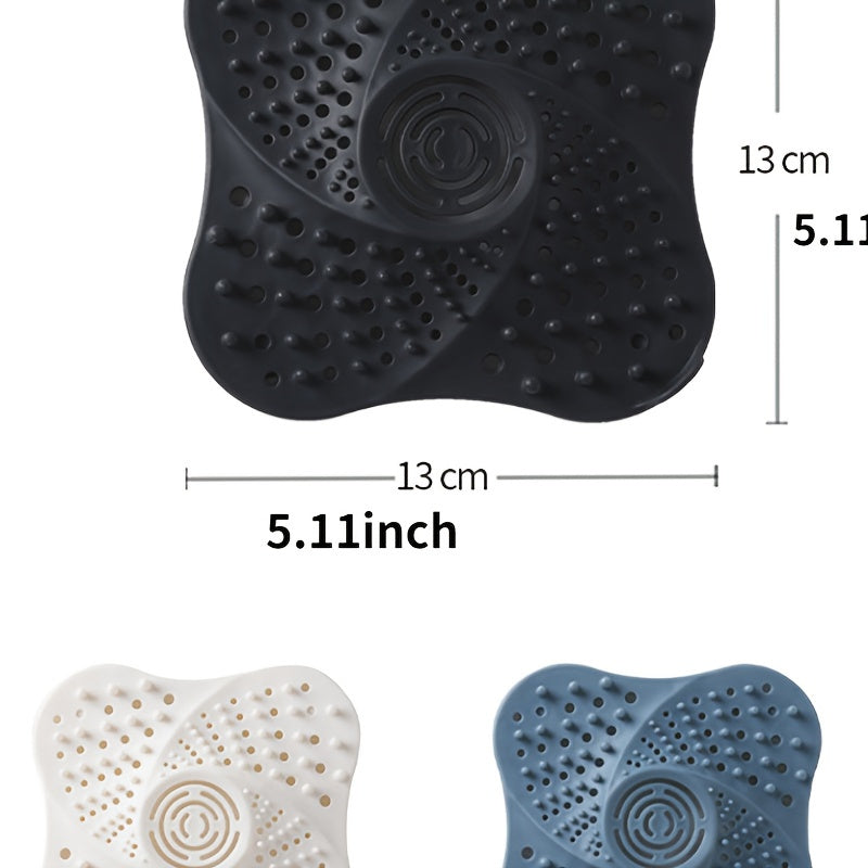 1pc Practical Hair Catcher; Shower Filter; Sink Plug; Floor Drain Filter; Anti-Blocking Bath Bathroom Stopper; Toilet Drain Plug Tool; Basin Stopper; Bathroom Accessories