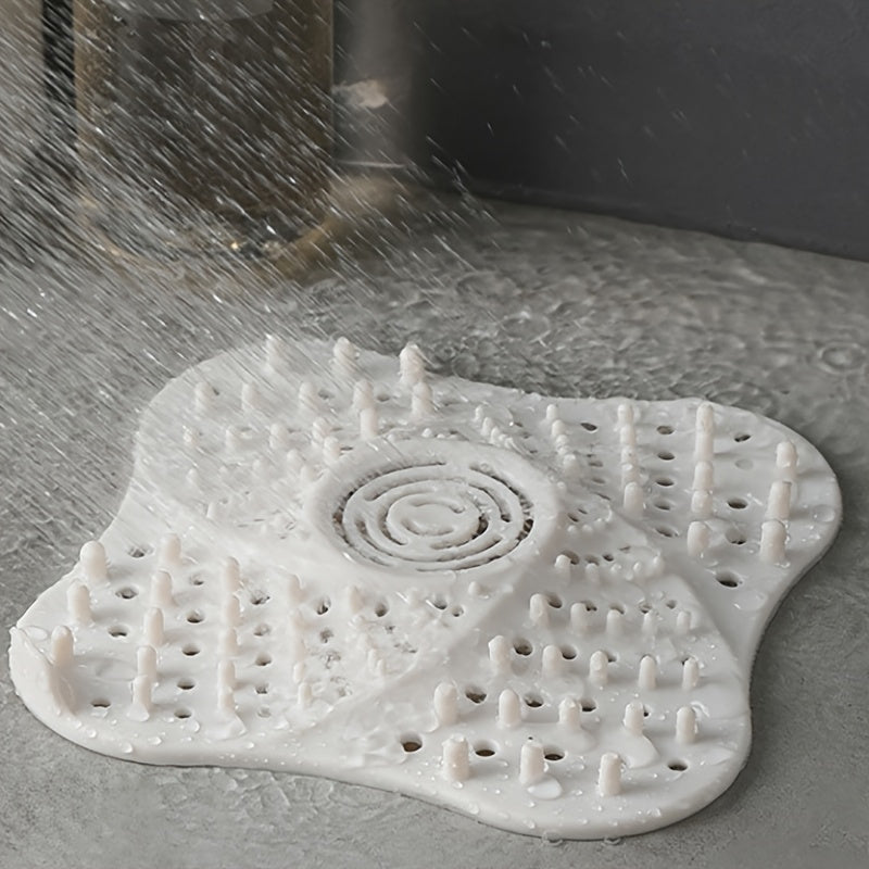 1pc Practical Hair Catcher; Shower Filter; Sink Plug; Floor Drain Filter; Anti-Blocking Bath Bathroom Stopper; Toilet Drain Plug Tool; Basin Stopper; Bathroom Accessories