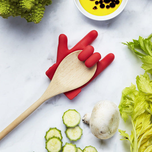 1pc Finger Shaped Pot Cover To Prevent Overflow And Raise The Soup Spoon Holder To Prevent The Soup From Overflowing The Shelf; Innovative Practical Kitchen Tools