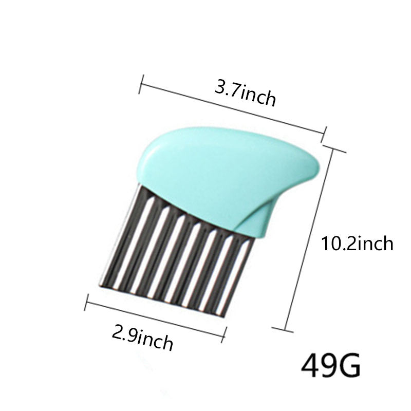 Potato Cutter Stainless Steel Wavy Knife French Fry Chip Cutter