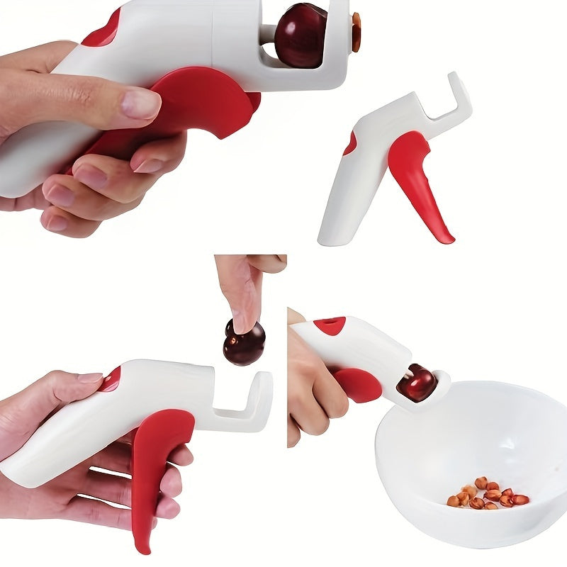 1pc; Cherry Corer; Cherry Pitter; Fruit Corer; Vegetable Corer; Multifunctional Fruit Core Digger; Creative Vegetable Hole Digger; Fruit Core Remover; Kitchen Gadgets
