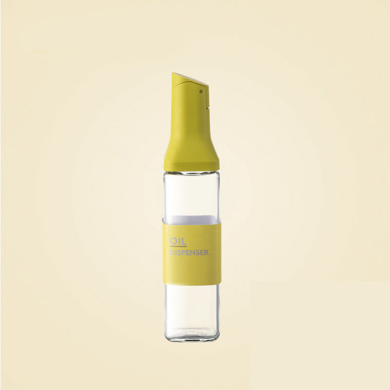 1pc 500ml/16.9oz Oil And Vinegar Bottle; Automatic Opening And Closing Oil Pot; Anti-leakage Anti-hanging Oil Household Kitchen Soy Sauce Vinegar Oil Tank; Gravity Oil Bottle