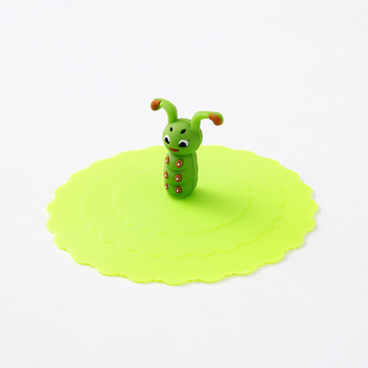 1pc Creative Silicone Cup Cover With Leak-proof And Dustproof Design; Suitable For Ceramic Tea Cup And Water Cup; Sealed Bowl Lid For Multi-purpose Use