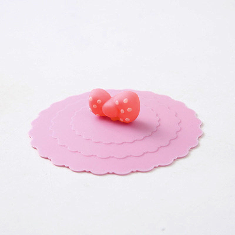 1pc Creative Silicone Cup Cover With Leak-proof And Dustproof Design; Suitable For Ceramic Tea Cup And Water Cup; Sealed Bowl Lid For Multi-purpose Use