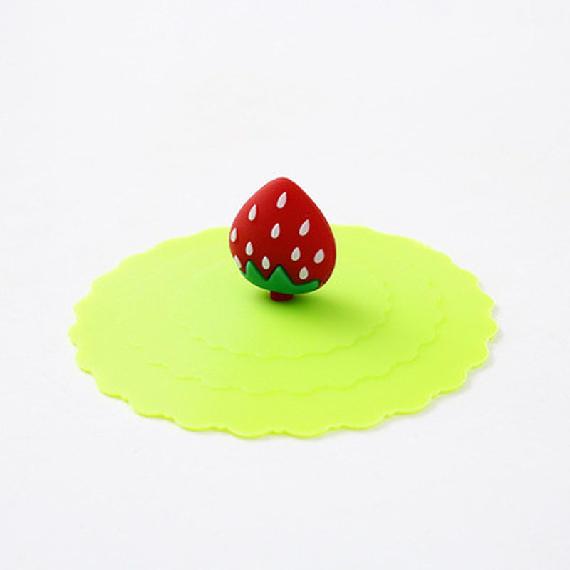 1pc Creative Silicone Cup Cover With Leak-proof And Dustproof Design; Suitable For Ceramic Tea Cup And Water Cup; Sealed Bowl Lid For Multi-purpose Use