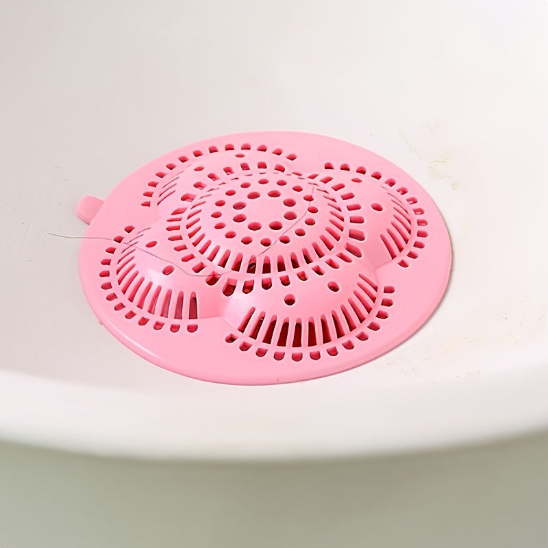 1pc Shower Drain Cover; Bathtub Hair Catcher Stopper; Drain Strainers For Kitchen Sink Bathroom Tub