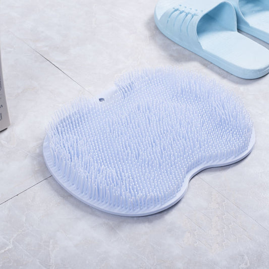 Hands Free Back Scrubber For Shower; 1pc Multifunctional Lazy Man Rubbing Shoulder Strap Suction Cup Brush Back Bath Bathroom Rubbing Foot Massage Brush Foot Pad