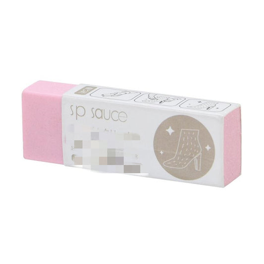 1pc Household Cleaning Eraser; Suede; Sheepskin; Matte Leather And Leather Fabric Care; Leather Cleaner; White; Pink