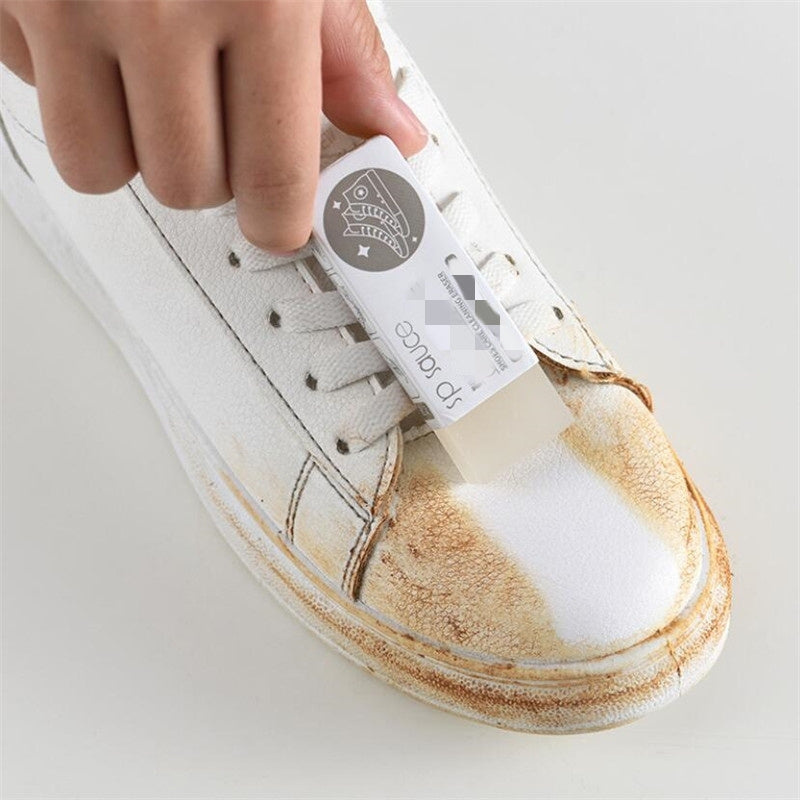 1pc Household Cleaning Eraser; Suede; Sheepskin; Matte Leather And Leather Fabric Care; Leather Cleaner; White; Pink