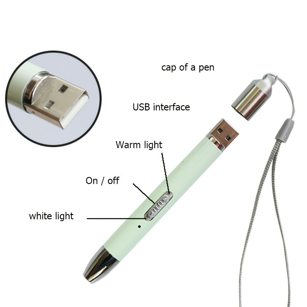 1pc USB Rechargeable Lighting 5D Diamond Painting Point Drill Pen Set Tools DIY Luminous Embroidery Diamond Drawing Drill Pen
