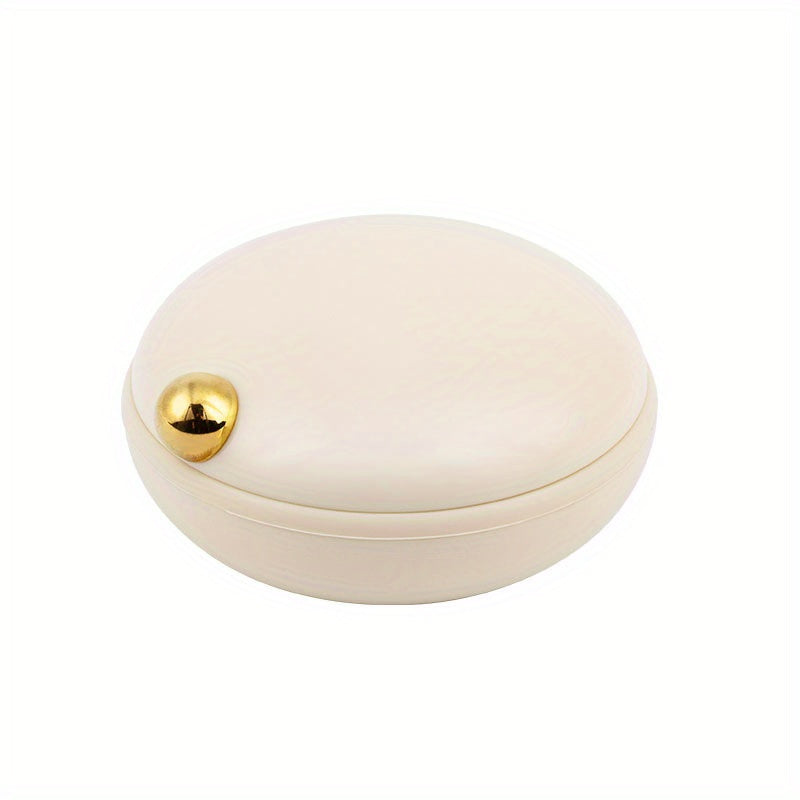 1pc Portable Sealed Pill Box; Mini Pill Case; Small Pill Organizer; Pill Sub-packaging Storage Box; Medicine Box; Multifunctional Storage Container