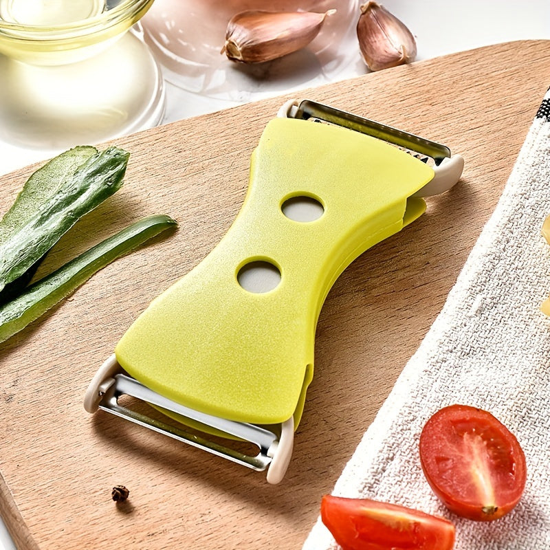 1pc; Fruit Peeler; Vegetable Peeler; Creative Peeler; Stainless Steel Peeler; Potato Peeler; Kitchen Apple Peeler; Melon Planer; Kitchen Gadgets