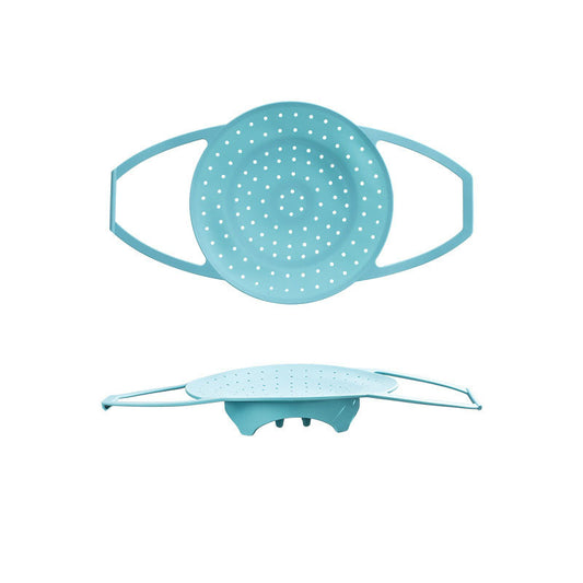 1pc Silicone Steamer Basket Air Holes Design With Feet And Handle For Pan Reusable Silicone Easy To Clean And Store Food Grade Material Steamer