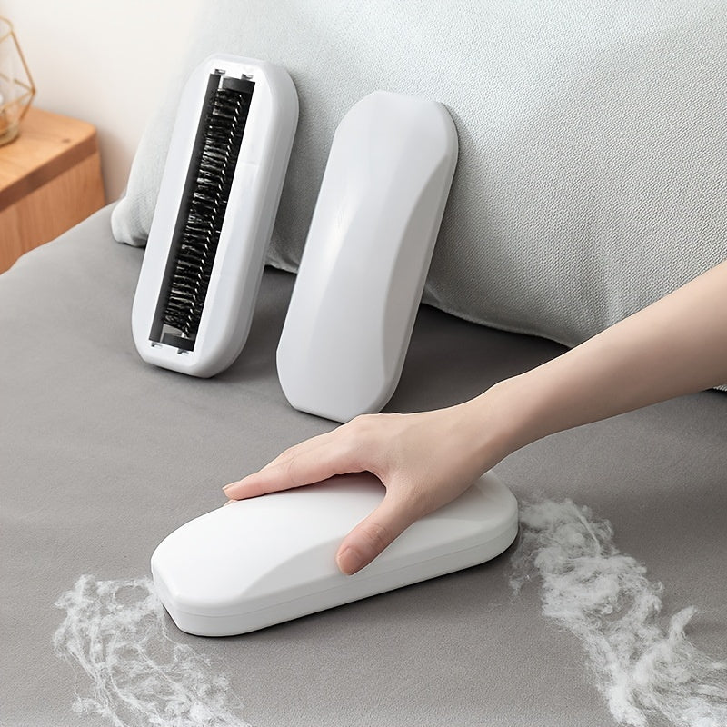 2pcs Dust Collector Duster Multi Purpose Plastic Cleaning Brush Nail Soft Bed De-Hairing Brush Static Without USB Or Battery