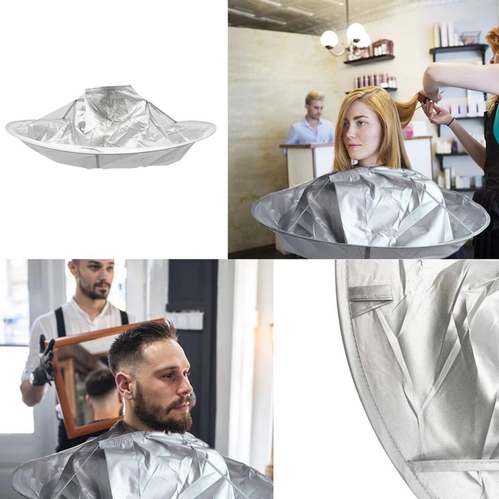 1pc Creative DIY Aprons Hair Cutting Cape; Waterproof Professional Salon Barber Supplies; Hairdressing Using; Haircut Capes For Adults; Kids Children Home Uses